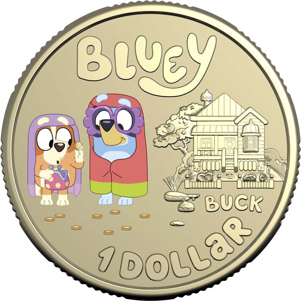 2024 $1 Grannies Dollarbucks Coloured Uncirculated Coin