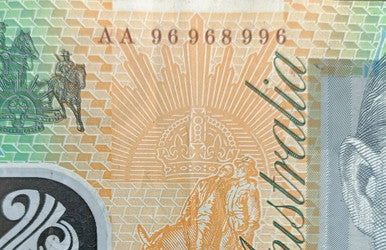 1996 Fraser/Evans $100 Banknote First Prefix AA96 968996
