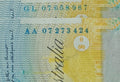 2007 $10 Banknotes Stevens/Henry First and Last Prefix AA07 & GL07