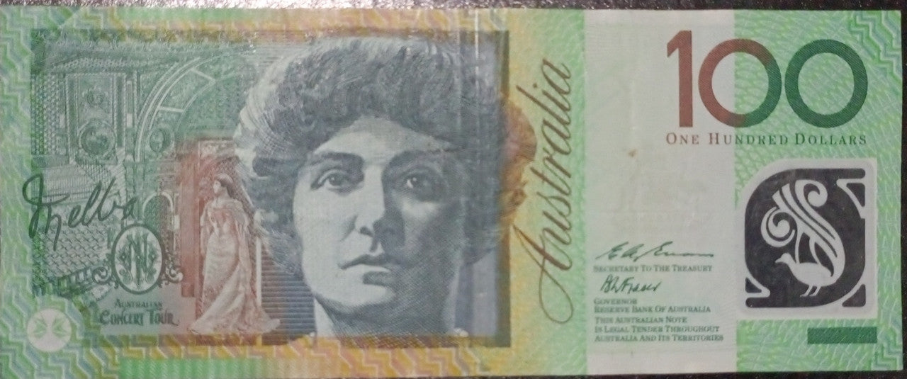 1996 $100 Fraser/Evans Test Note AZ96 850050
