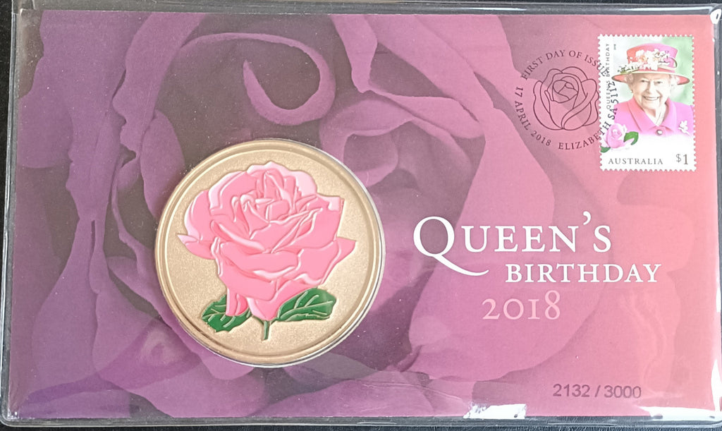 2018 Queen's Birthday Medallic PNC