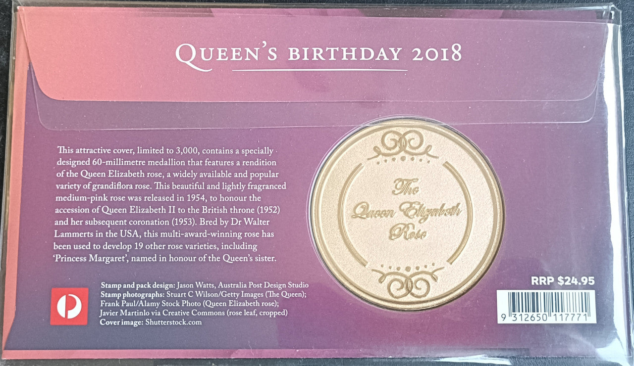 2018 Queen's Birthday Medallic PNC