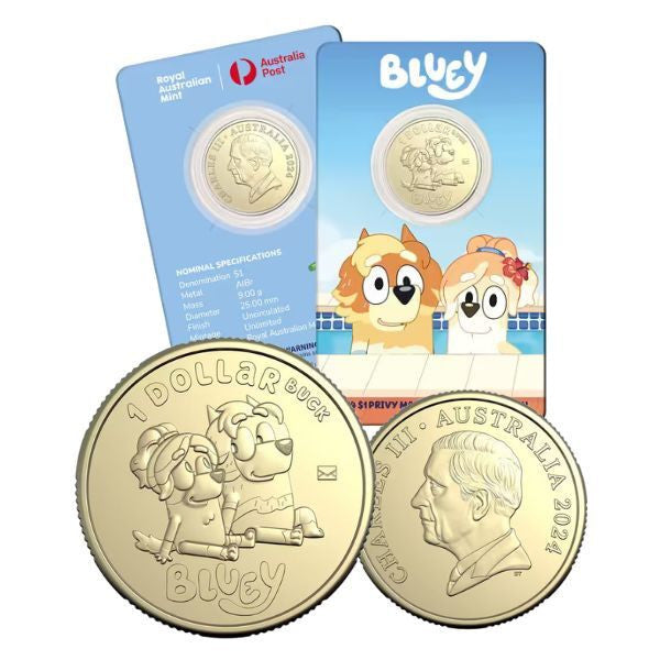 2024 $1 Rad and Frisky Privy Mark Coin in Card