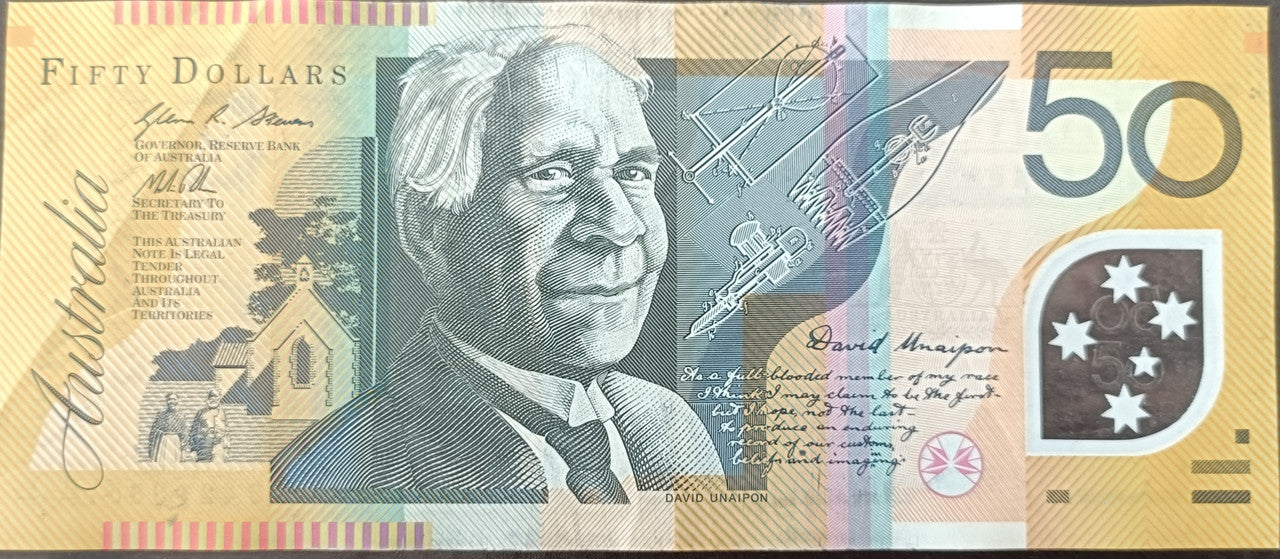 2013 Stevens/Parkinson $50 First & Last Prefix Banknotes