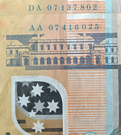 2007 Stevens/Henry $50 First & Last Prefix Banknotes