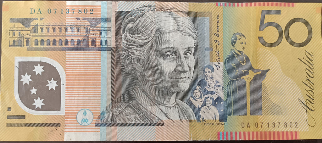 2007 Stevens/Henry $50 First & Last Prefix Banknotes