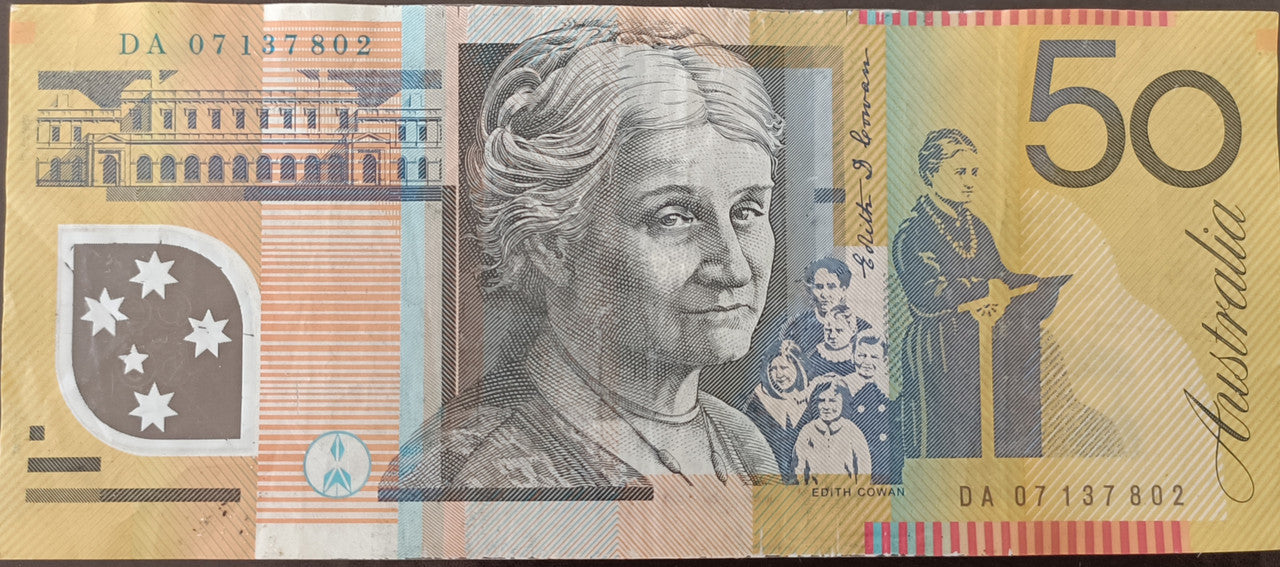 2007 Stevens/Henry $50 First & Last Prefix Banknotes