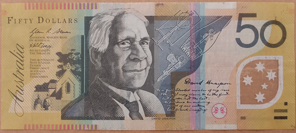 2008 Stevens/Henry $50 6 Digit RADAR Banknote AD08 920029