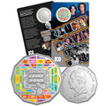 2024 50th Anniversary of Countdown 50 cents Coloured Coin