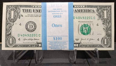 2021 USA $1 Banknote Bundle of 100