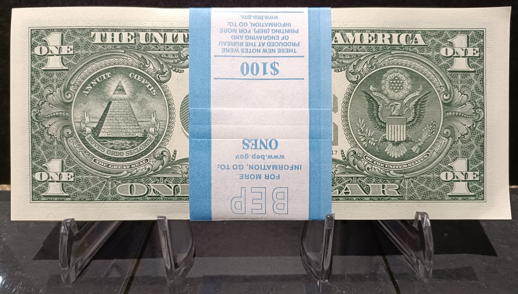 2021 USA $1 Banknote Bundle of 100