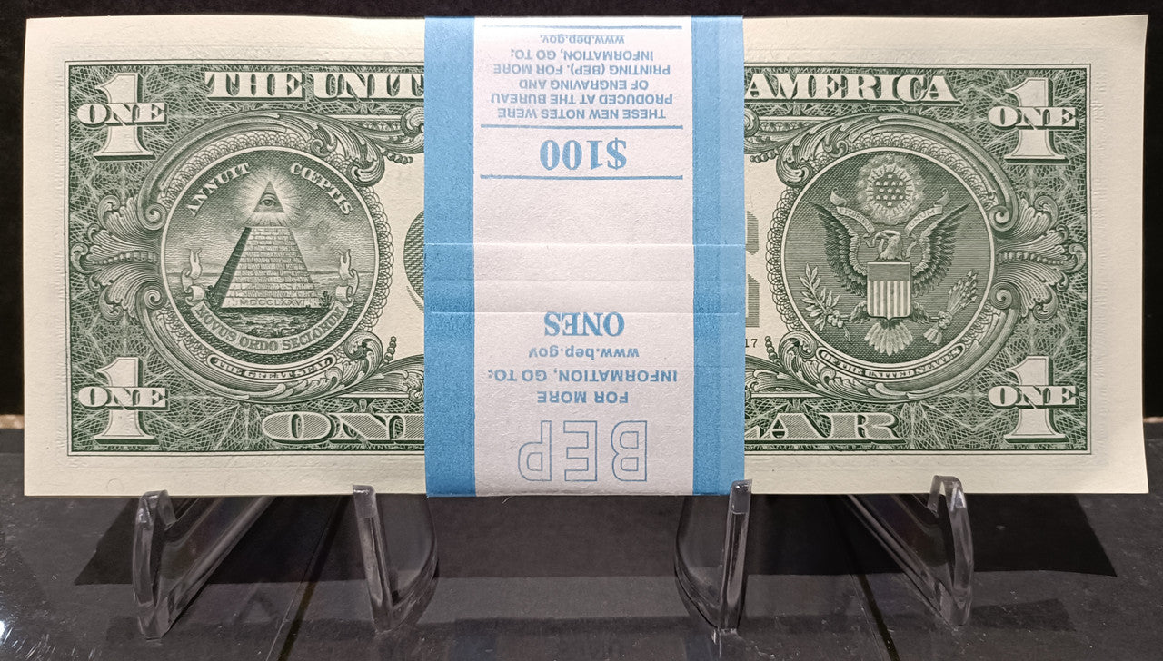 2021 USA $1 Banknote Bundle of 100