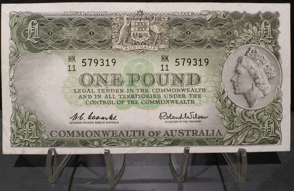 1961 £1 Coombs/Wilson One Pound Banknote HK11 579319