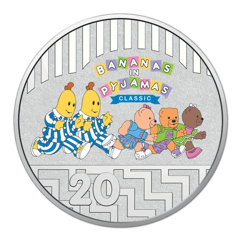 2017 Bananas In Pyjamas 25th Anniversary 2 Coin Set
