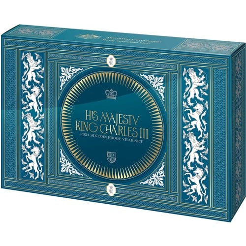 H.M. King Charles III 2024 Six-Coin Proof Year Set
