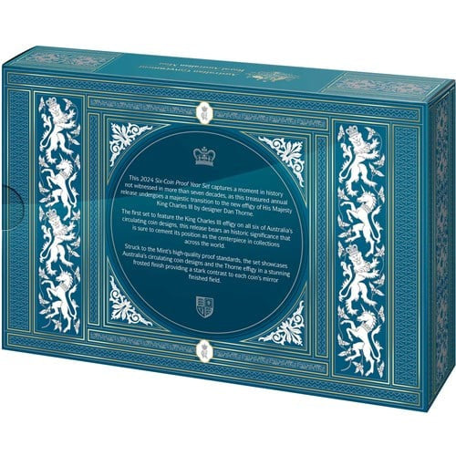 H.M. King Charles III 2024 Six-Coin Proof Year Set