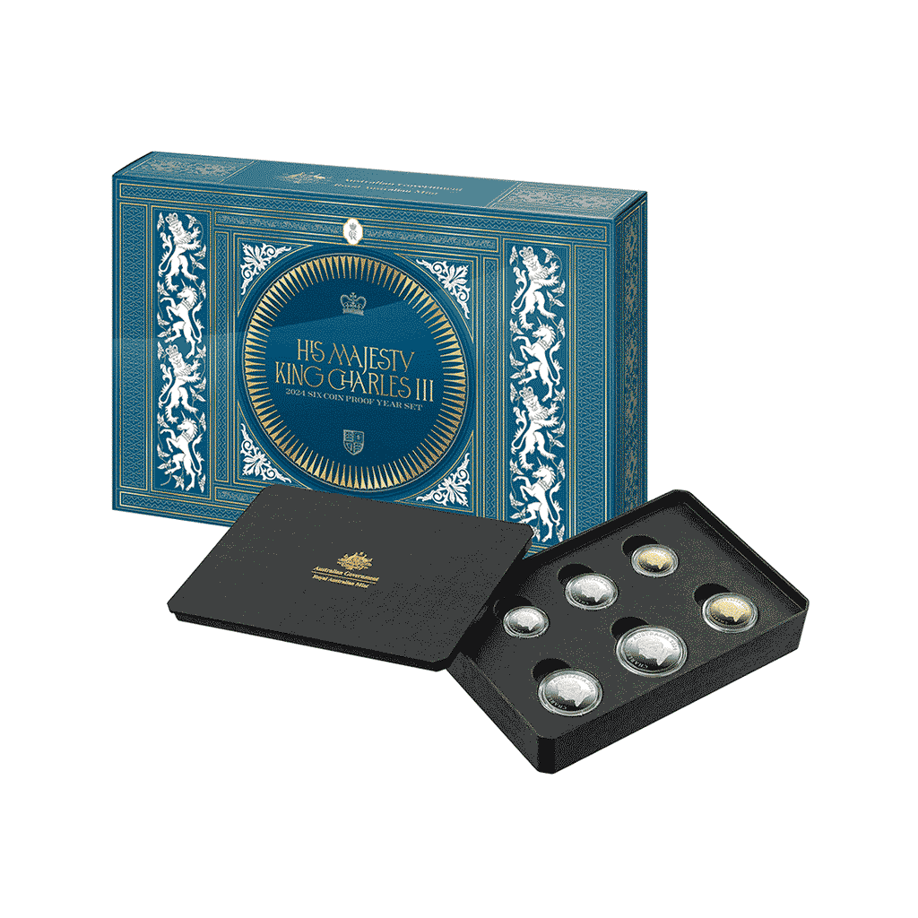 H.M. King Charles III 2024 Six-Coin Proof Year Set