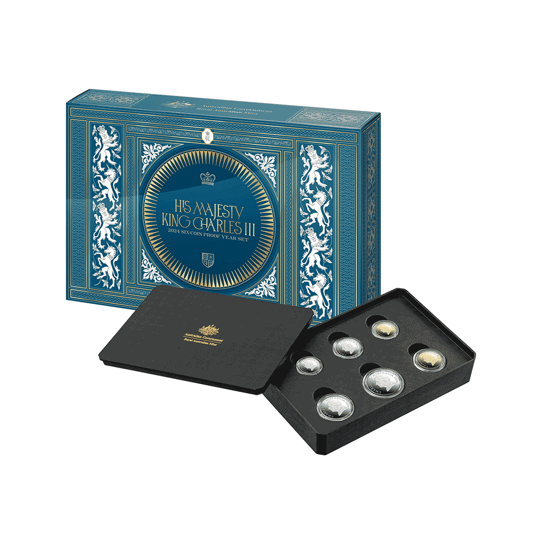 H.M. King Charles III 2024 Six-Coin Proof Year Set