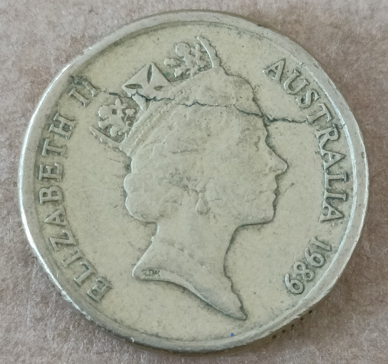 ***ERROR*** 4 x Australian Error Coins - Lamination Peel on Obverse