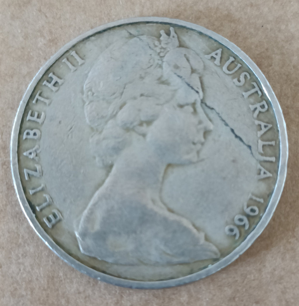 ***ERROR*** 4 x Australian Error Coins - Lamination Peel on Obverse