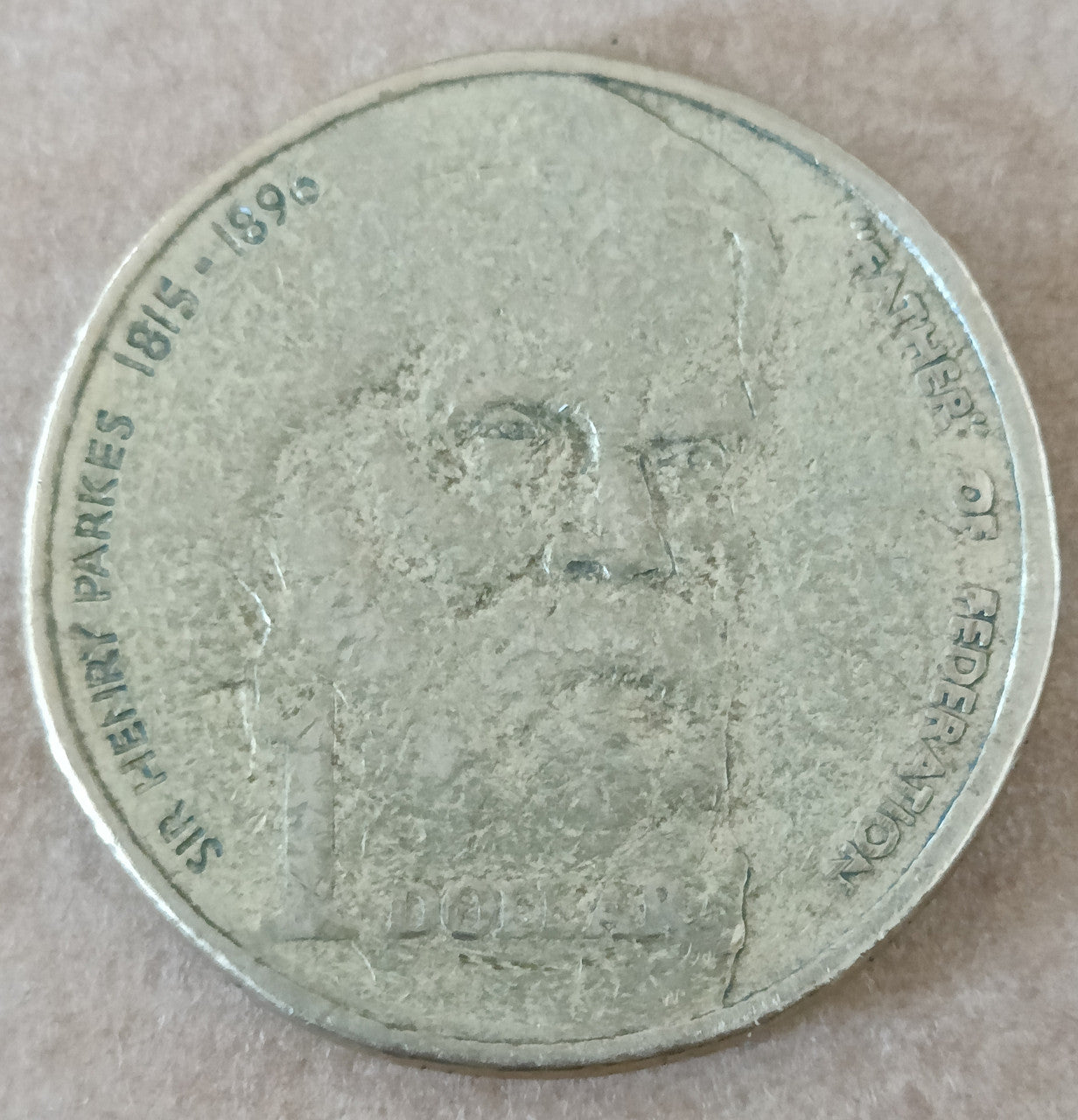 ***ERROR*** 1996 Australian Error Coin - Lamination Peel on Obverse