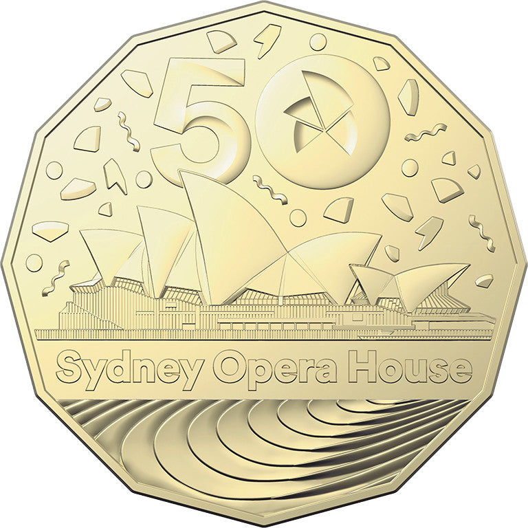 2023 50c Anniversary of the Sydney Opera House AlBr UNC Coin