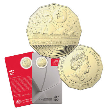 2023 50c Anniversary of the Sydney Opera House AlBr UNC Coin