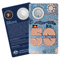 2024 50c NAIDOC WEEK COLOURED FROSTED UNCIRCULATED COIN