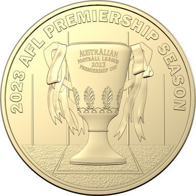 2023 AFL PREMIERSHIP SEASON UNCIRULATED $1 COINS in SEALED RAM BAG