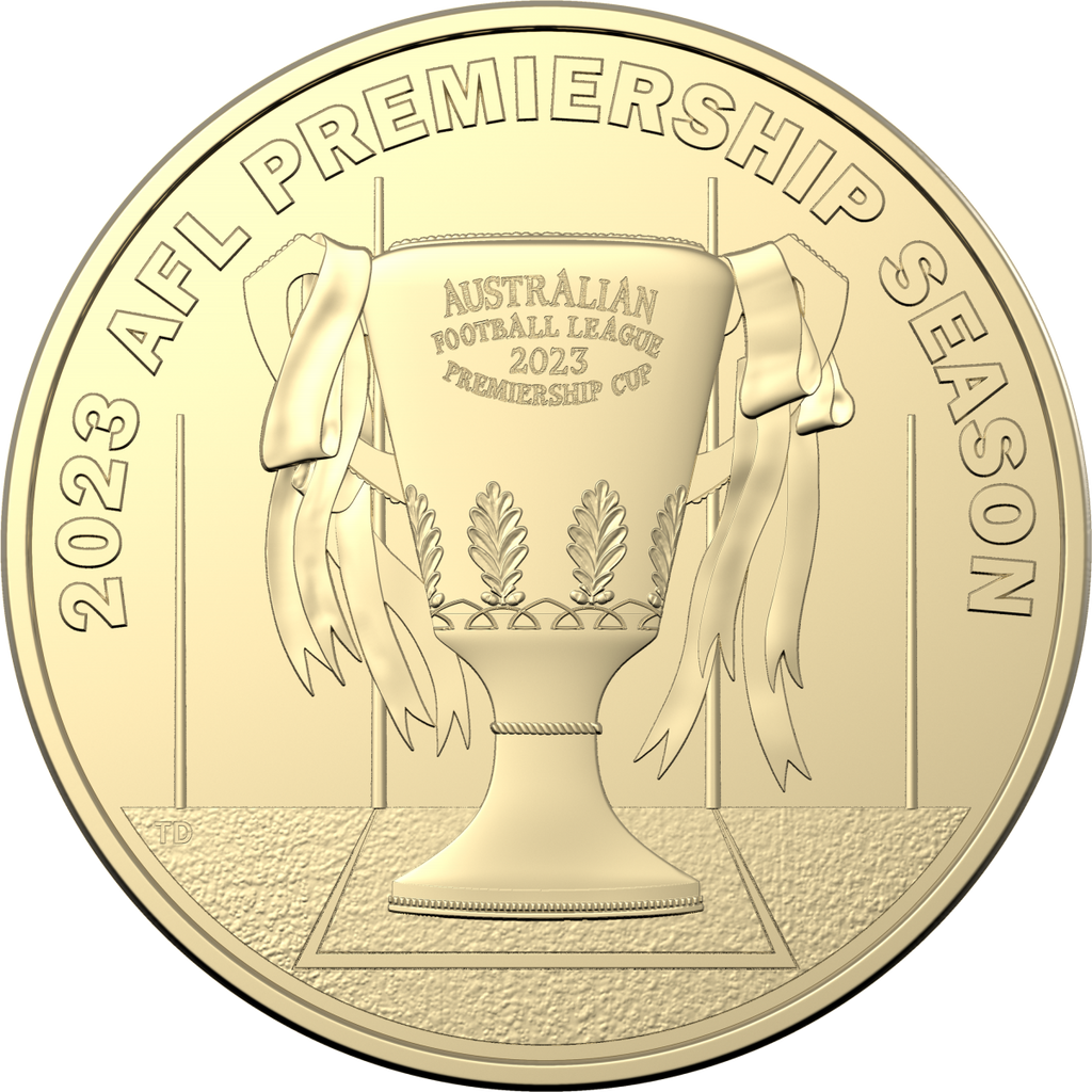 2023 & 2024 AFL & AFLW  PREMIERSHIP SEASON UNCIRULATED $1 COINS in SEALED RAM BAGS FV $80
