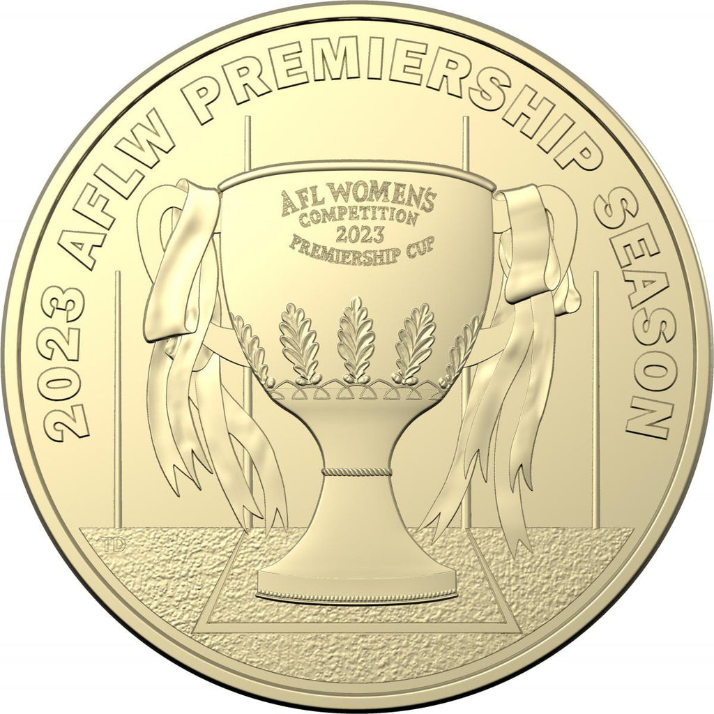 2023 & 2024 AFL & AFLW  PREMIERSHIP SEASON UNCIRULATED $1 COINS in SEALED RAM BAGS FV $80