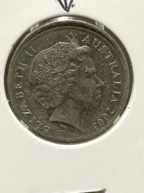 ***ERROR*** 2003 AUSTRALIA 5 CENTS BROADSTRIKE ERROR