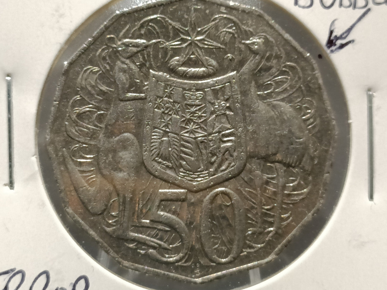 2012 AUSTRALIA 50 CENTS BUBBLE ERROR COIN