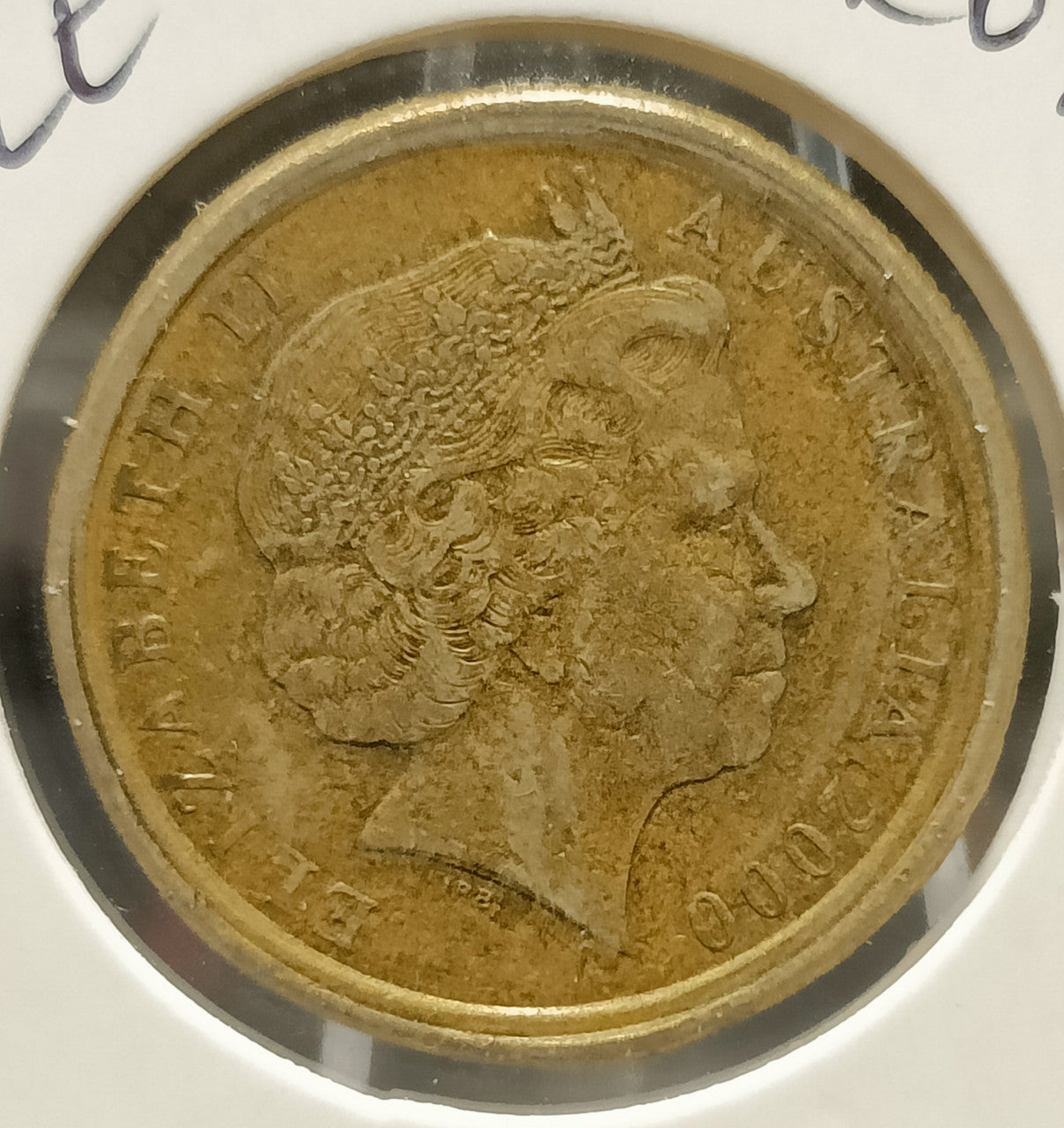 2000 AUSTRALIA $1 "MULE" ERROR COIN
