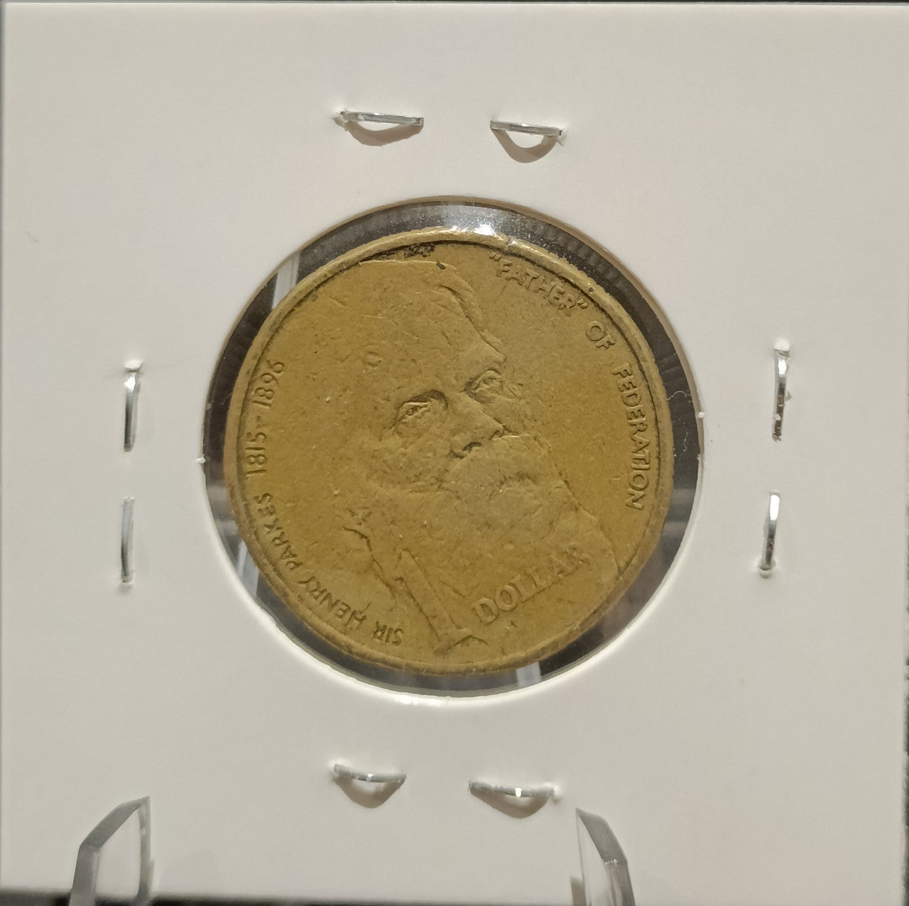 1996 AUSTRALIA $1 DIE ROTATION ERROR COIN
