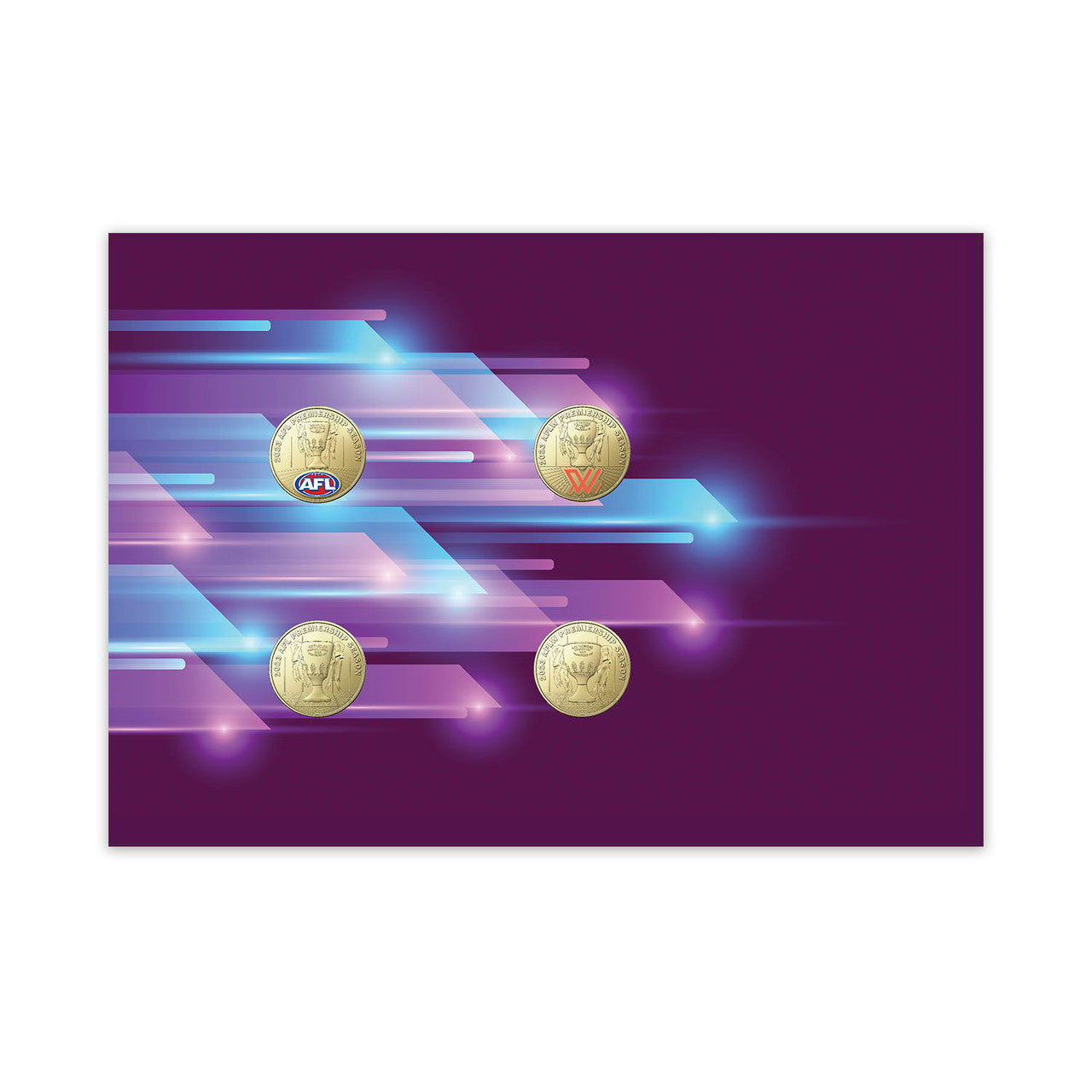 AFL & AFLW Four-Coin Limited edition PNC