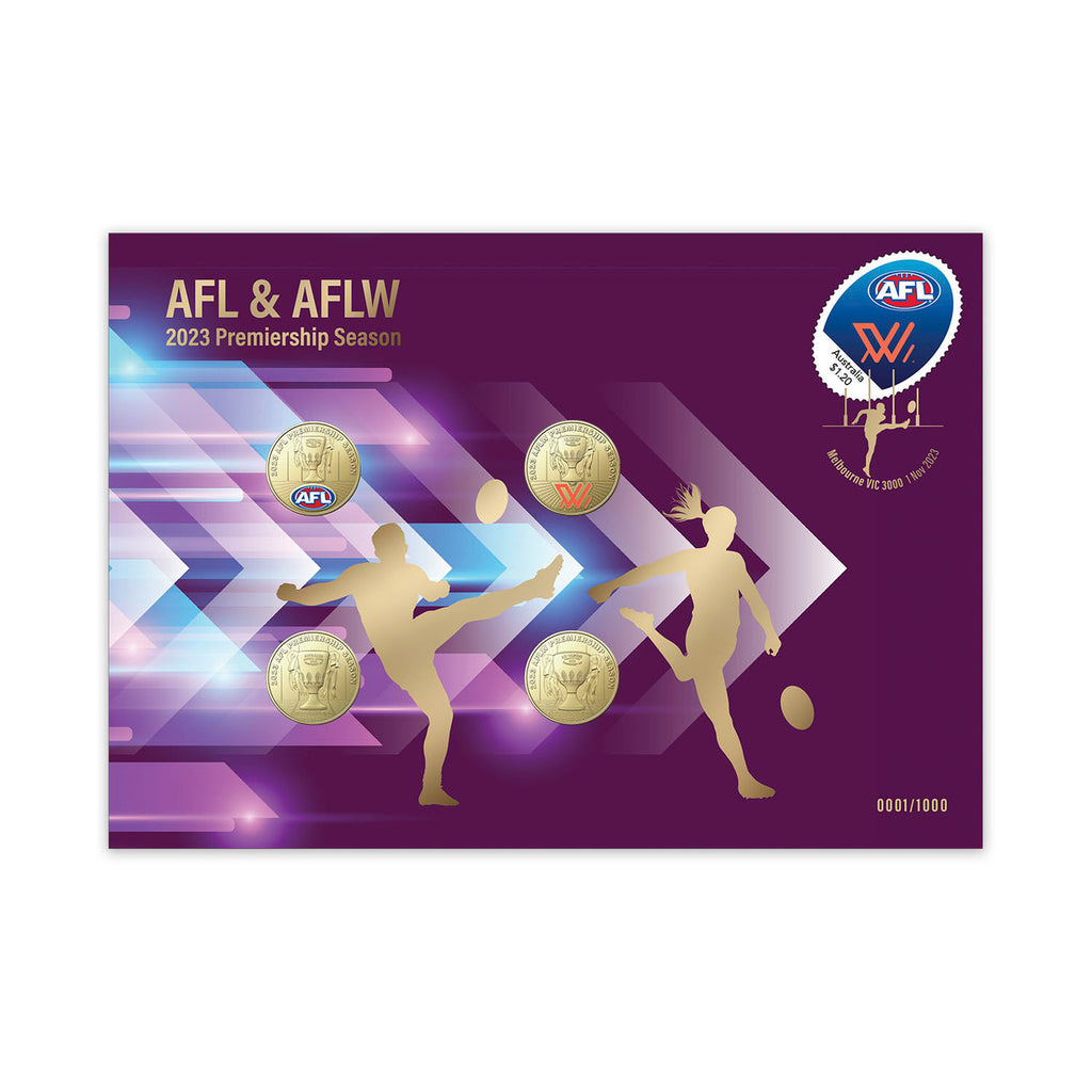 AFL & AFLW Four-Coin Limited edition PNC