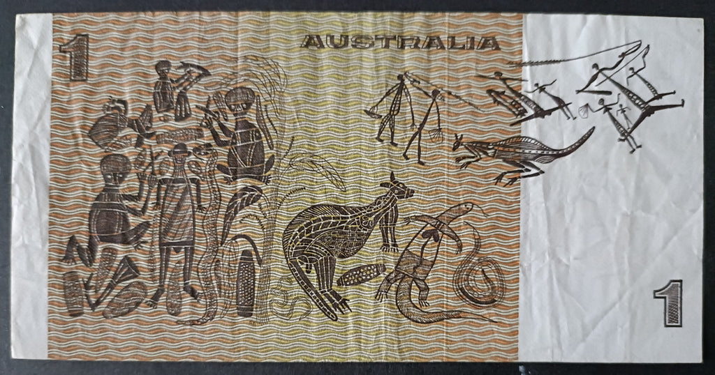 1982 Johnston Stone $1 Last Prefix Banknote - DPS 944597