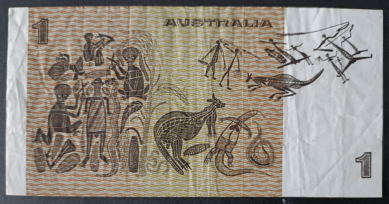 1982 Johnston Stone $1 Last Prefix Banknote - DPS 944597