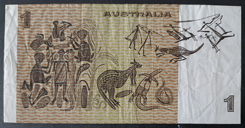 1982 Johnston Stone $1 Last Prefix Banknote - DPS 944597