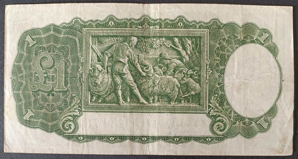 1952 Coombs Wilson £1 One Pound Banknote W73 699588