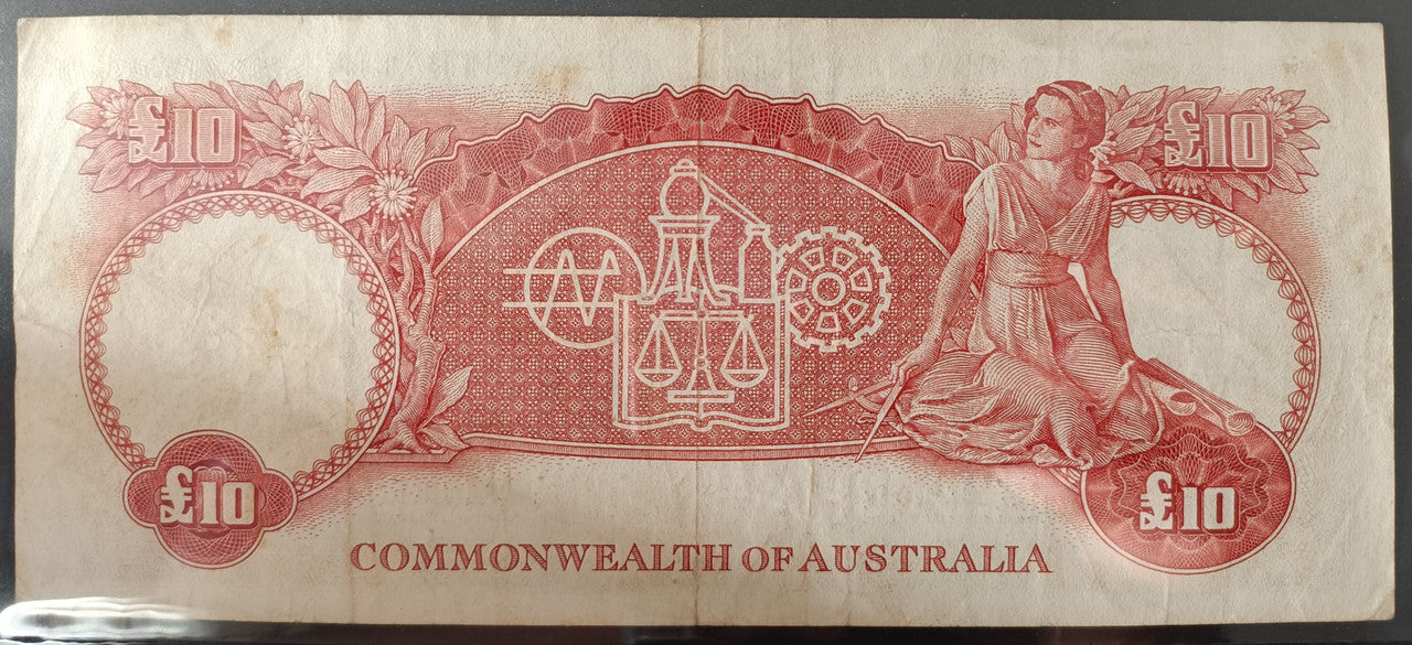 1960 Australia Ten Pounds £10 Coombs / Wilson WA31 918967