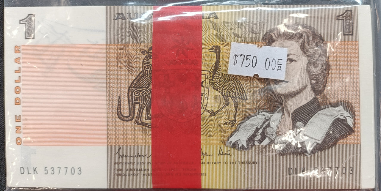 1982 R78 $1 Johnston/Stone Bundle of 100 UNC Includes RADAR Note