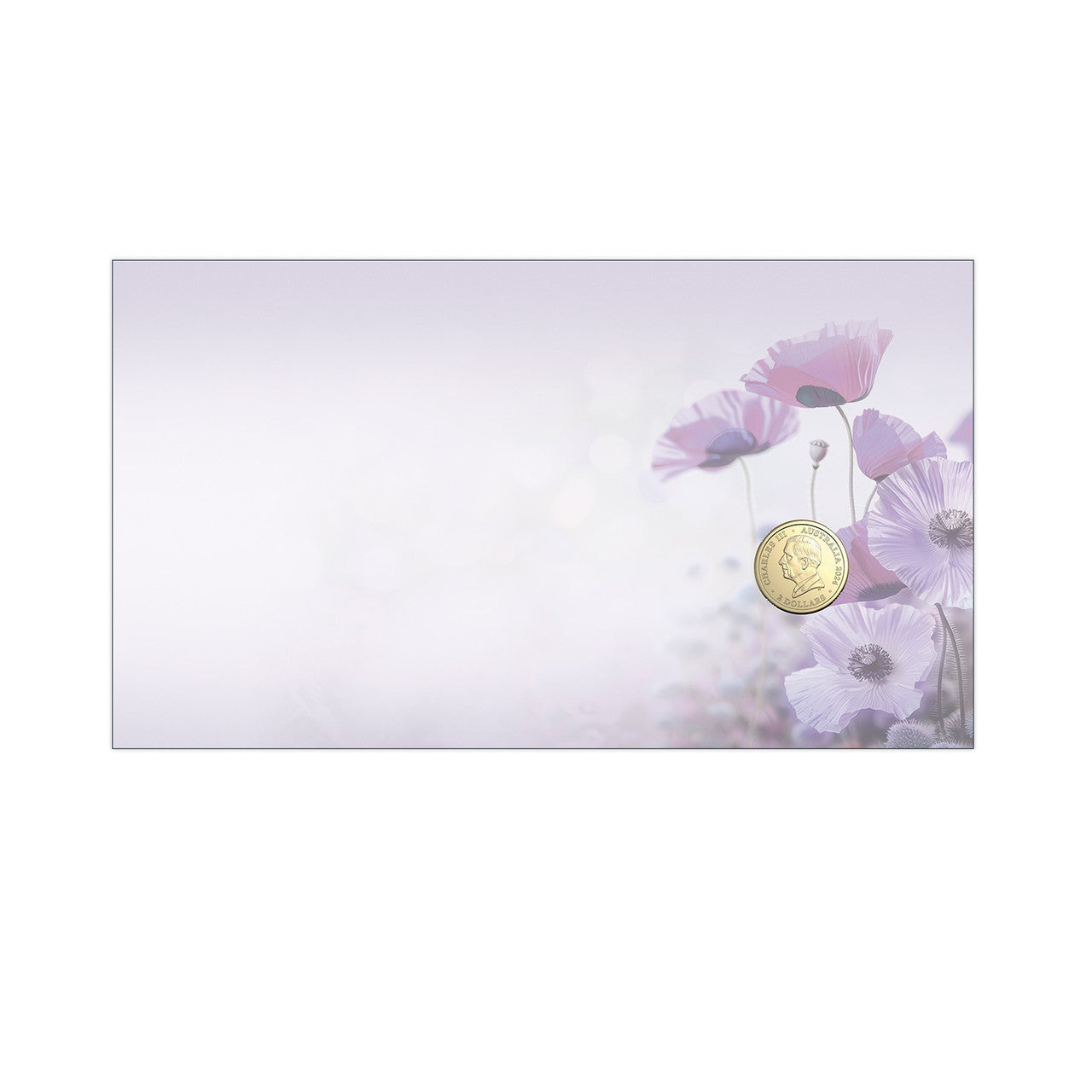 2024 Remembrance War Animals $2 Purple Poppy PNC