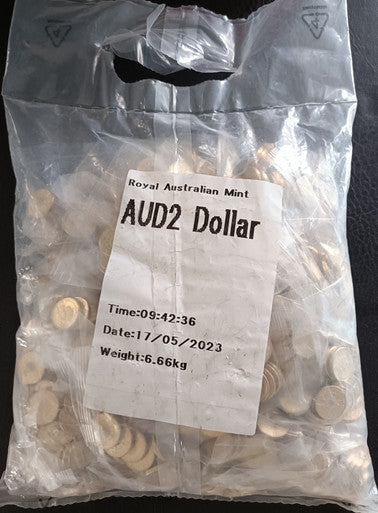 40 × 2022 $2 COIN - FRONTLINE WORKERS - RAM Bags UNCIRCULATED
