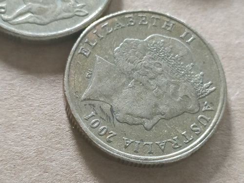 *** ERROR COINS *** x 10 $1 Cud Error Coins