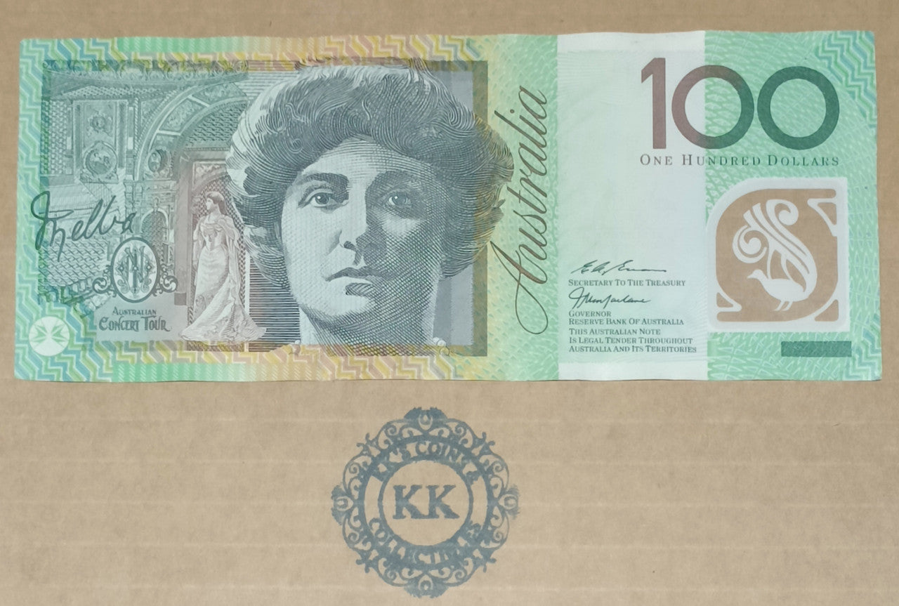 1998 Macfarlane/Evans $100 Last Prefix Banknote CF98 507278