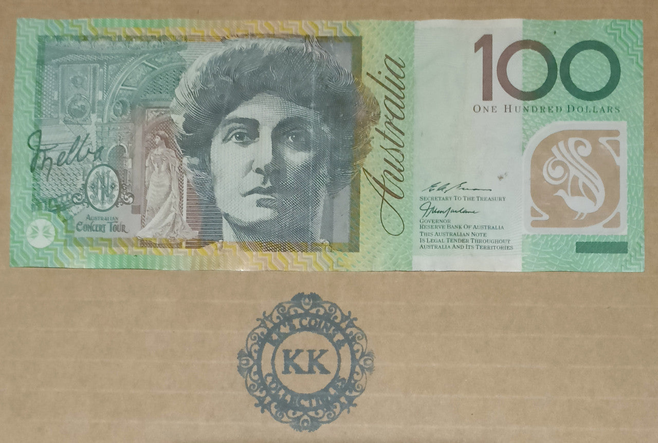 1999 Macfarlane/Evans  $100 High Number Banknote FM99 999394