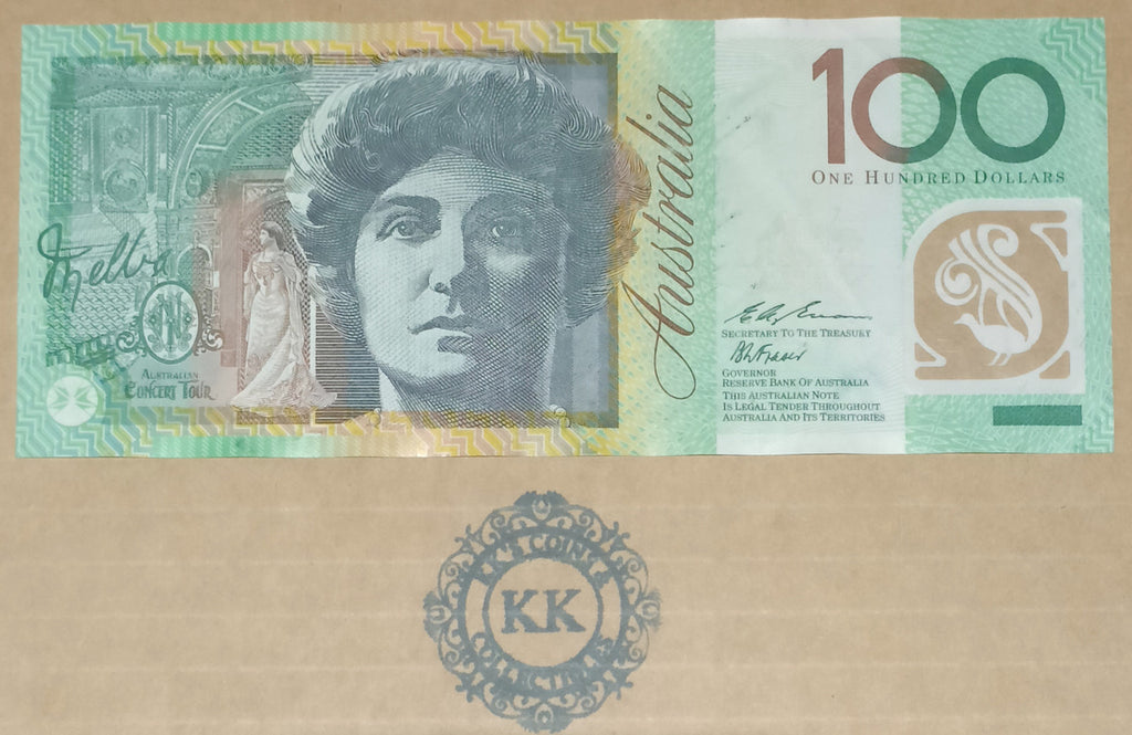 1996 Fraser/Evans $100 Test Note Banknote BZ96 693043
