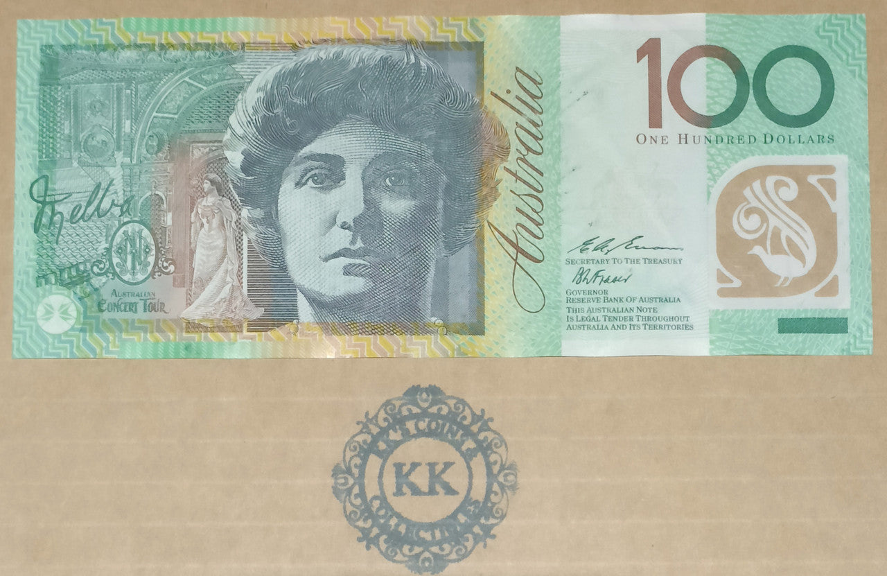 1996 Fraser/Evans $100 Test Note Banknote BZ96 693043